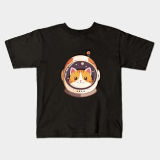 Astronaut cat Kids T-Shirt